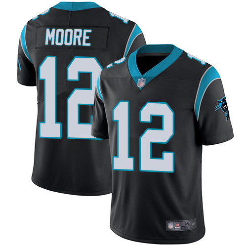 Carolina Panthers Limited Black Youth DJ Moore Home Jersey NFL Football 12 Vapor Untouchable